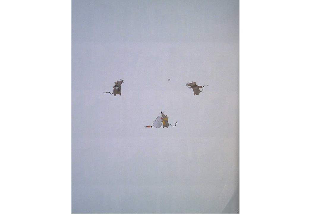 《雪地里的脚印》