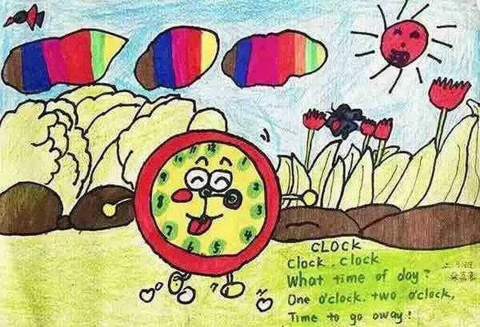 英语小报手抄报图片四年级