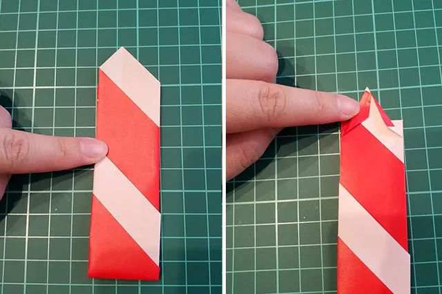 生日快乐的手工制作：折纸平面生日蜡烛