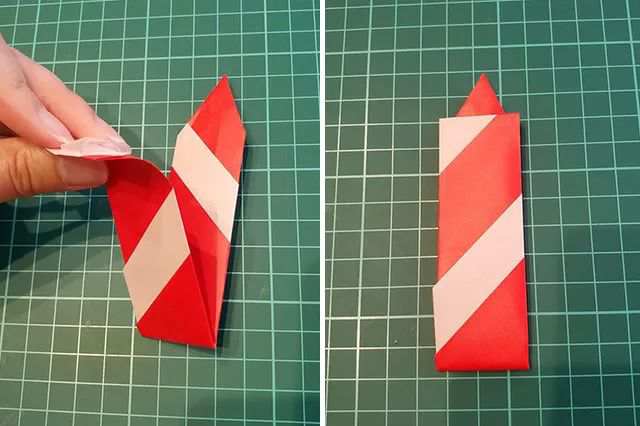 生日快乐的手工制作：折纸平面生日蜡烛