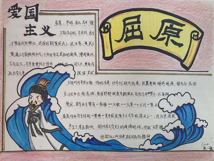 历史人物手抄报图片初一