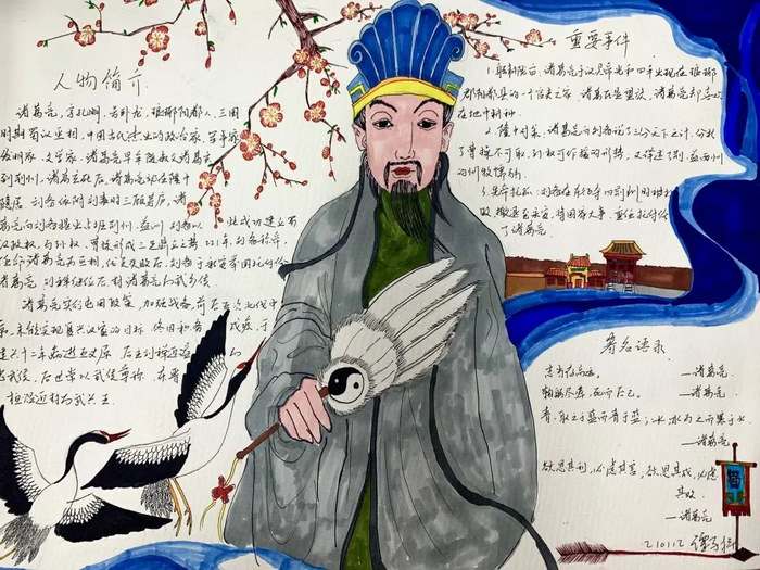 历史人物手抄报图片初一