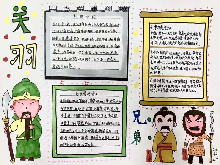 历史人物手抄报图片初一