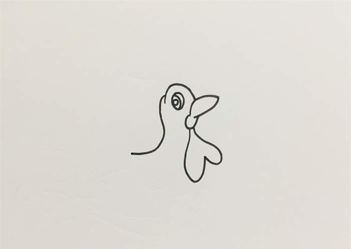 艳丽的大公鸡简笔画怎么画