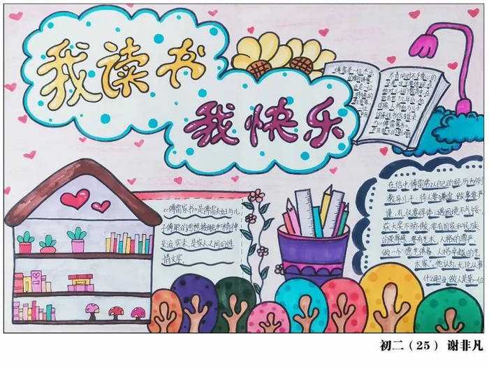 我爱阅读手抄报内容清晰漂亮好看