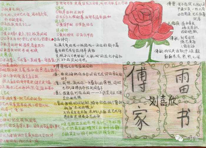 傅雷家书手抄报图片及内容简单又漂亮