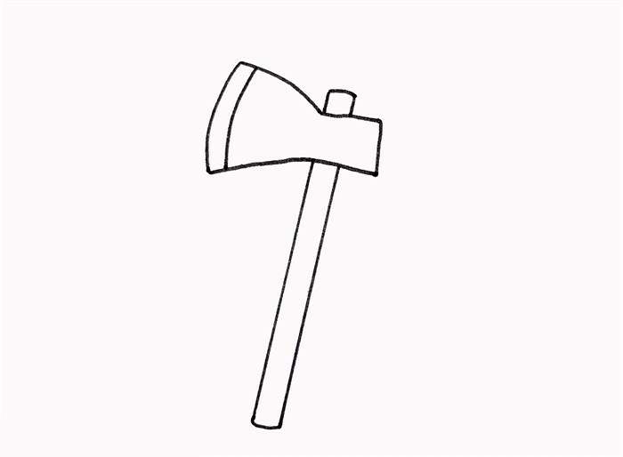 斧头简笔画怎么画图片教程