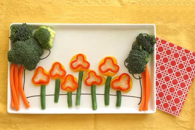 适合儿童做的简单好看蔬菜拼盘