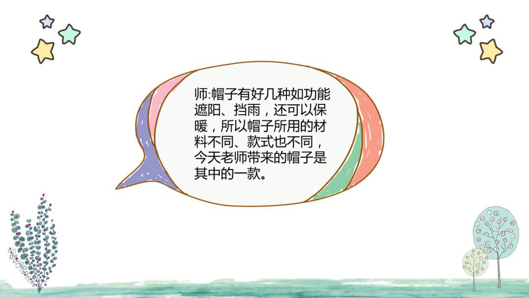 幼儿园中班美术教案：帽子