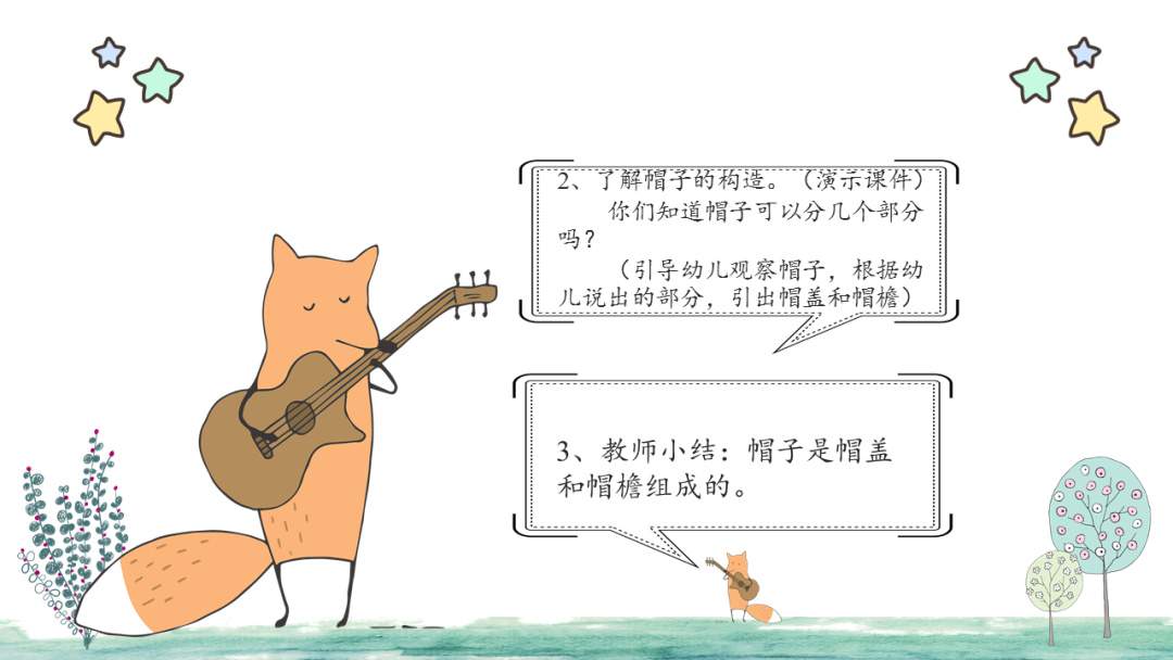 幼儿园中班美术教案：帽子