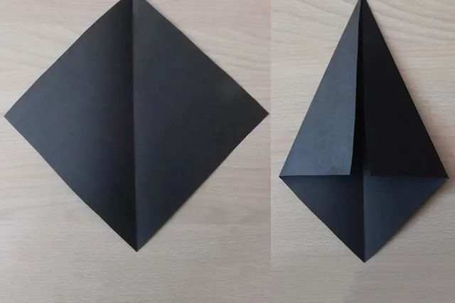 幼儿折纸手工简单小动物：怎么折纸坐着的小狗