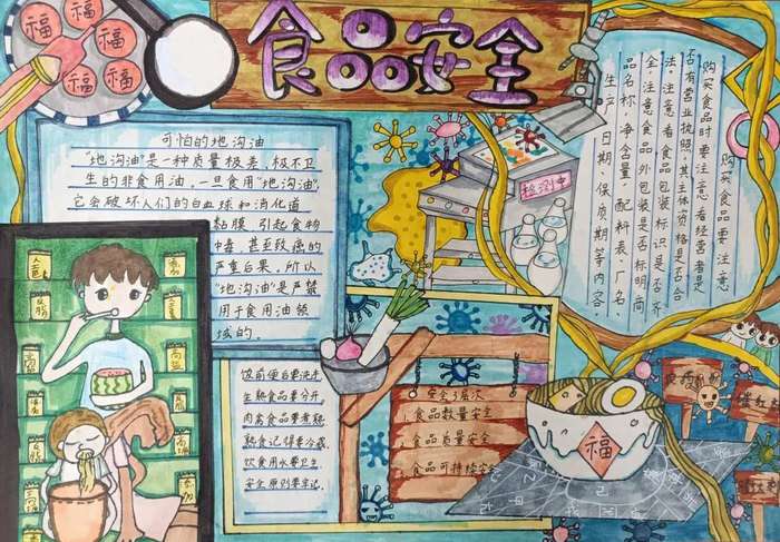 安全教育主题手抄报图片及内容简单