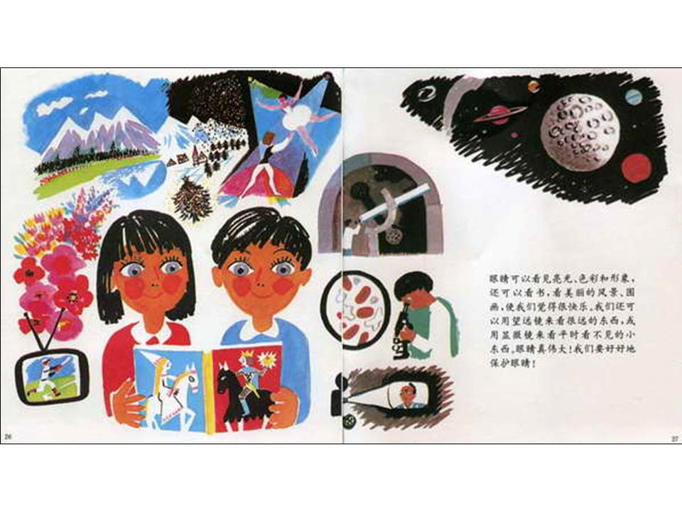 儿童绘本故事推荐世界优秀科学图画书《眼睛的故事》