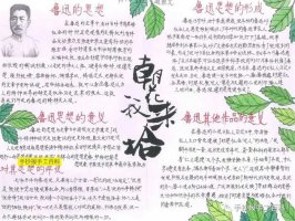 朝花夕拾手抄报图片及内容（精选11张）