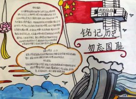 勿忘国耻爱我中华手抄报图片及内容简单（精选