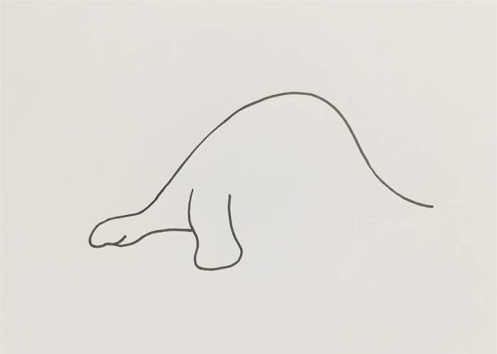 恐龙简笔画教程：剑龙的画法