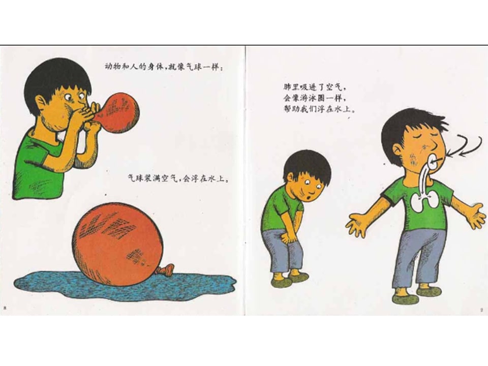 儿童绘本故事推荐世界优秀科学图画书《游泳》