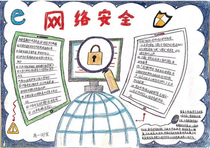 网络安全手抄报图片及内容