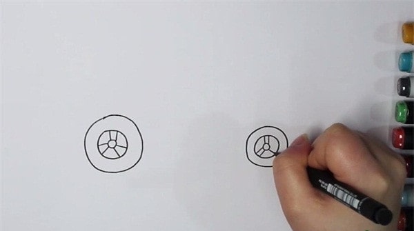 赛车简笔画图片教程