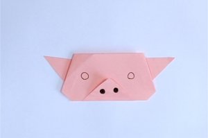 猪头折纸怎么折简单