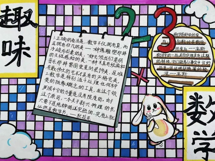数学小报手抄报图片简单又漂亮