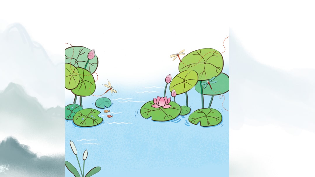 幼儿园中班语言教案：小池