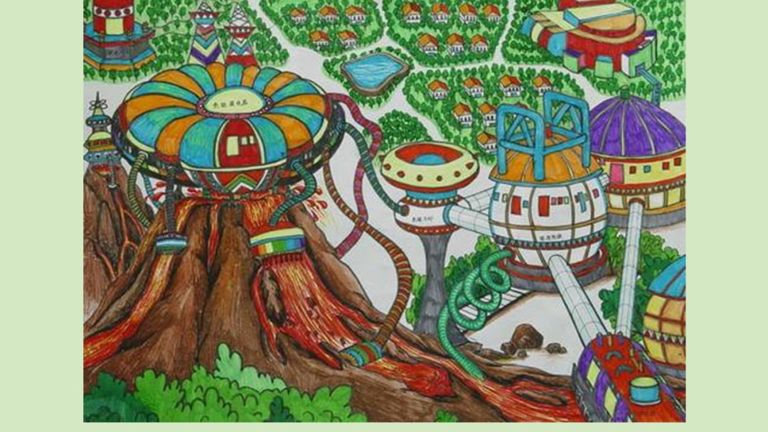 幼儿园幼小衔接美术教案：未来的样子