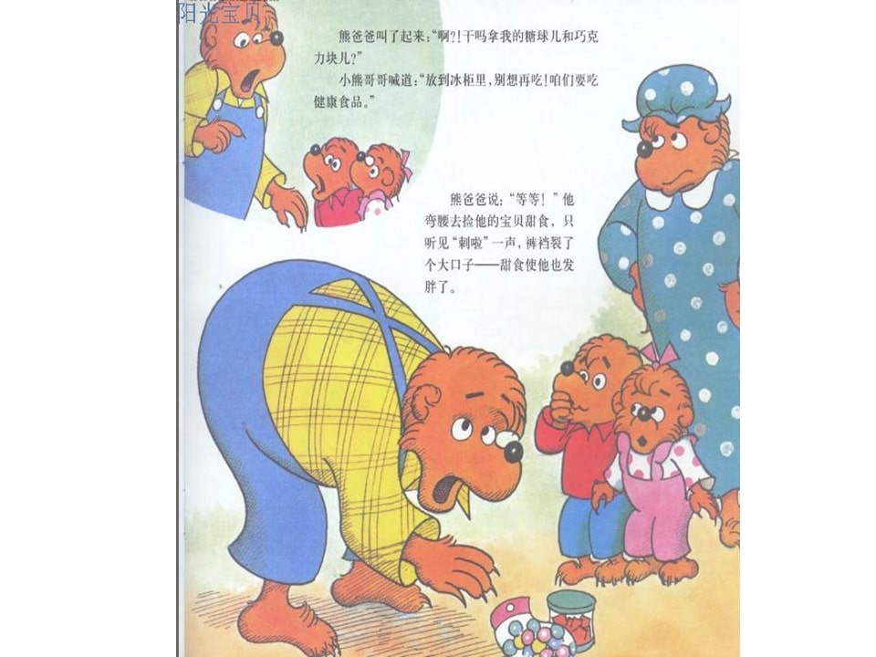 幼儿园绘本故事推荐贝贝熊系列丛书《科学饮食》