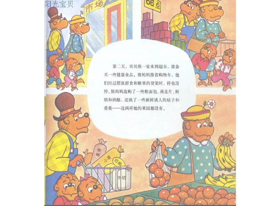 幼儿园绘本故事推荐贝贝熊系列丛书《科学饮食》