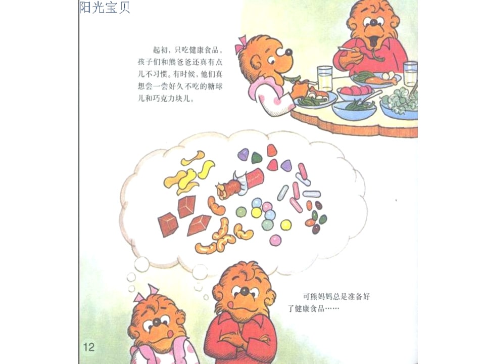 幼儿园绘本故事推荐贝贝熊系列丛书《科学饮食》