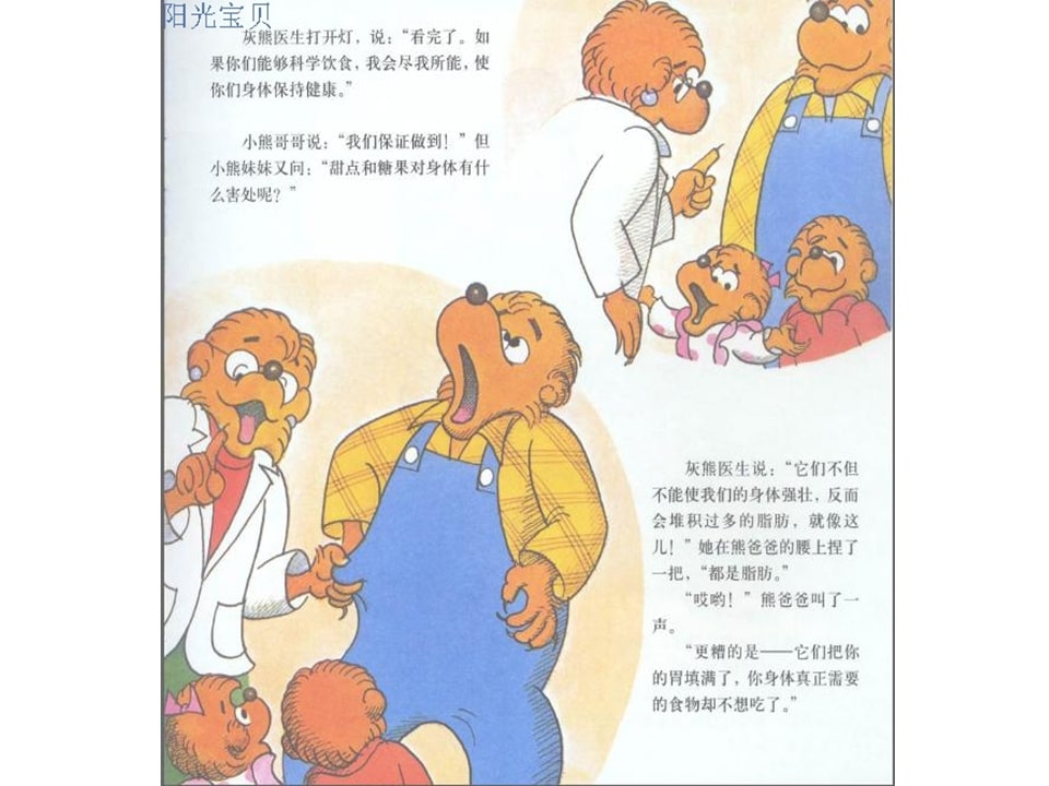 幼儿园绘本故事推荐贝贝熊系列丛书《科学饮食》