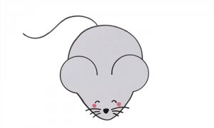 老鼠简笔画怎么画图片教程简单