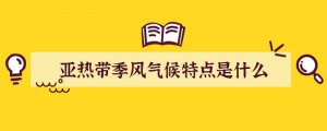 亚热带季风气候特点是什么