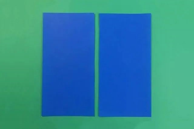 幼儿简单手工折纸一副无指手套