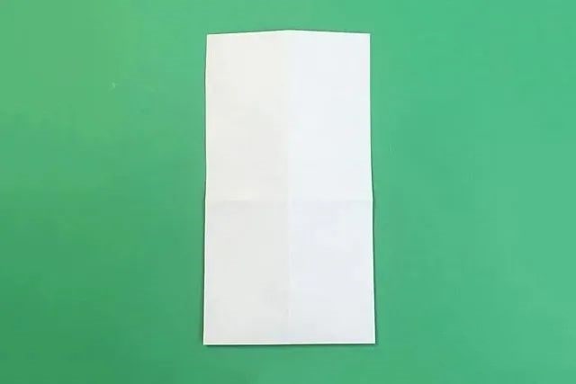 幼儿简单手工折纸一副无指手套