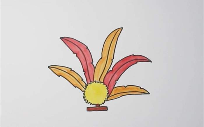 毽子简笔画怎么画