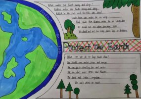 环保为主题的英语手抄报图片（精选7张）