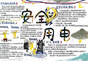 初三物理安全用电手抄报图片（精选5张）
