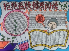 拒绝盗版健康阅读手抄报（精选8张）