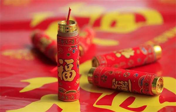 2024龙年春节放鞭炮简笔画创意美术教程