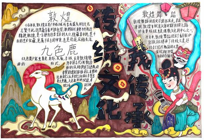 传统文化我传承手抄报图片简单又漂亮