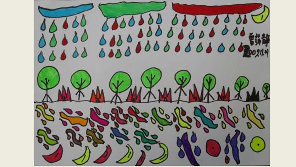 幼儿园幼小衔接美术教案：有趣的汉字