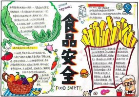 一二年级安全食品手抄报图片及内容（精选7张）
