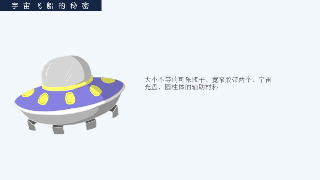 幼儿园幼小衔接科学教案：宇宙飞船的秘密