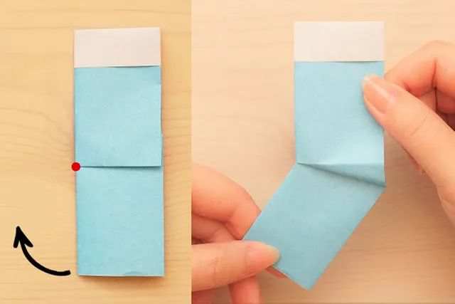 适合幼儿的简单手工折纸袜子