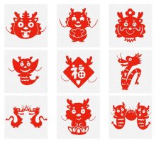 2024龙年专属窗花剪纸图鉴