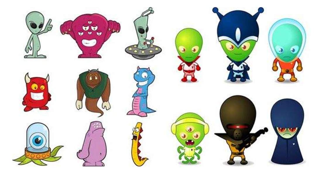 幼儿园幼小衔接美术教案：神秘的外星人