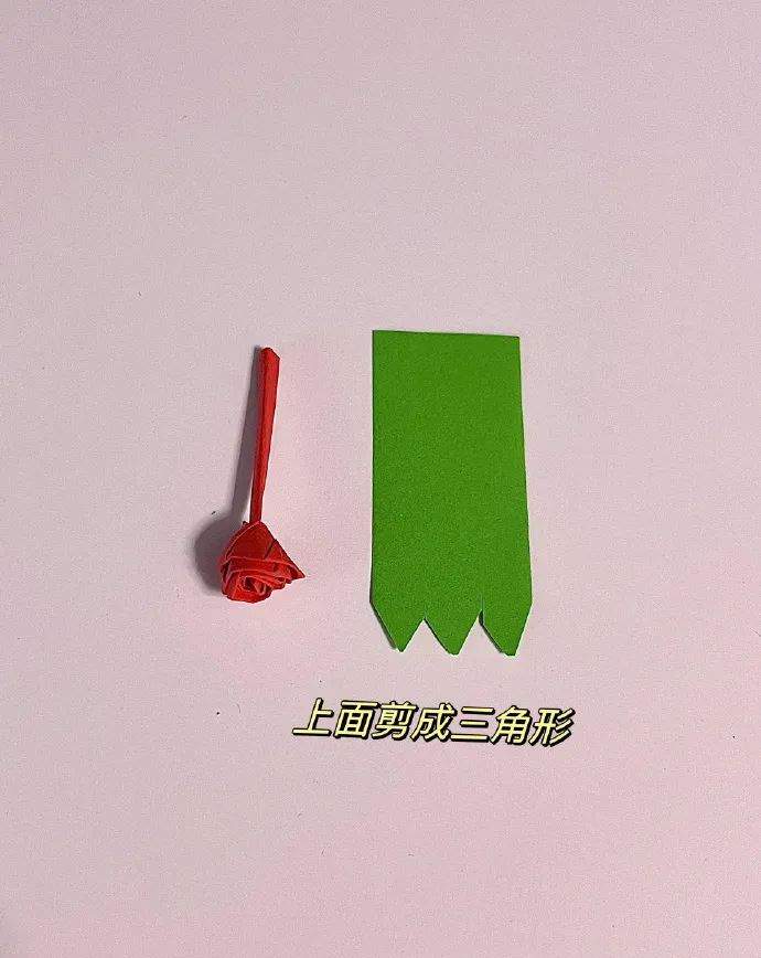 玫瑰花手工折纸如何折图解