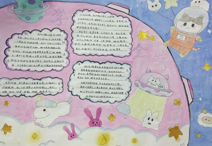 关于学会学习手抄报图片