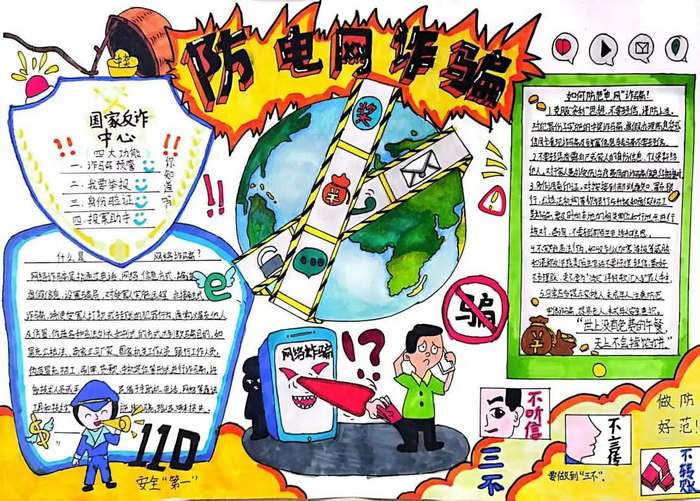 网络安全宣传周手抄报